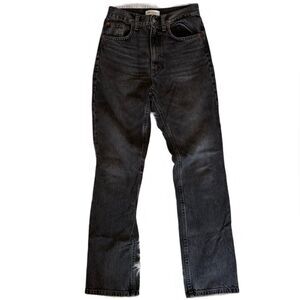 Zara High Rise TRF Straight Leg Jeans